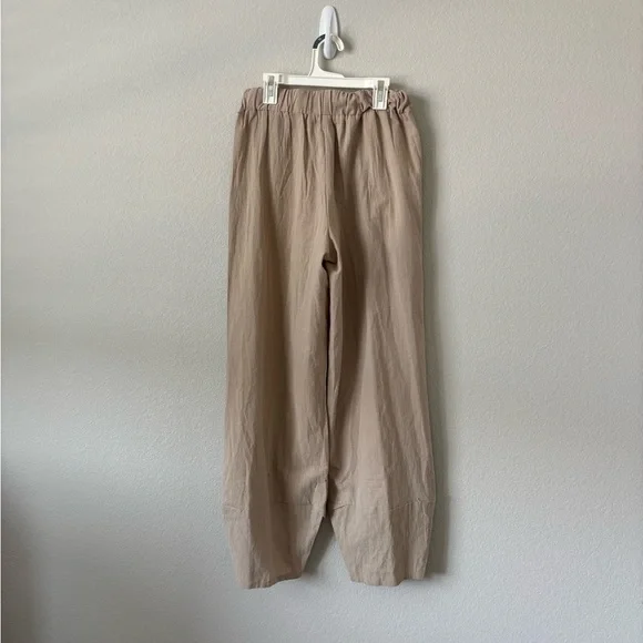 Tan Linen Pants - Picture 5 of 7